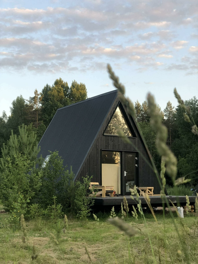 Реализован уникальный проект A-Frame дома на базе FINHA AS30  