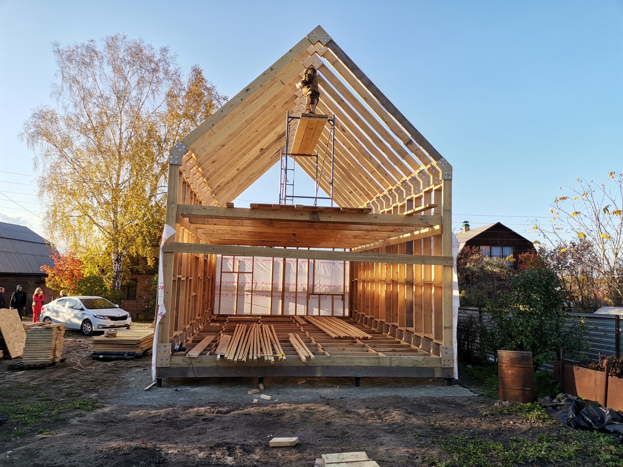 Барнхаус на коннекторах FINHA V200