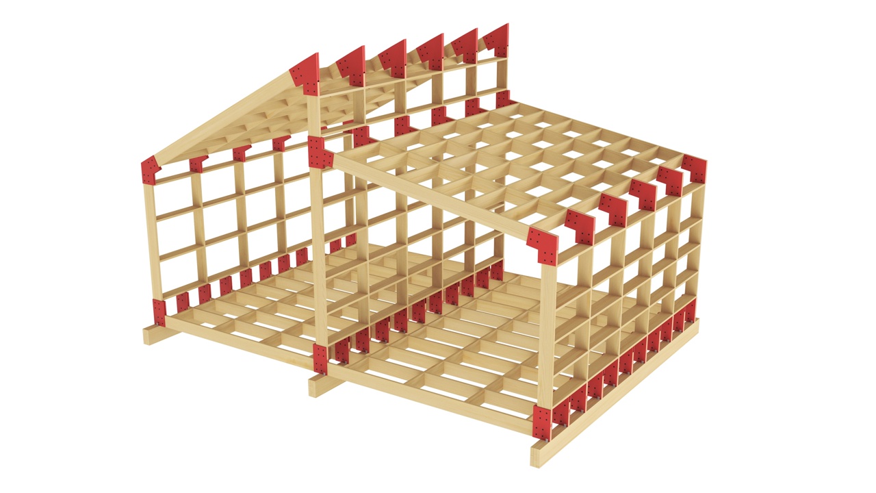 Закажите дом на коннекторах FINHA