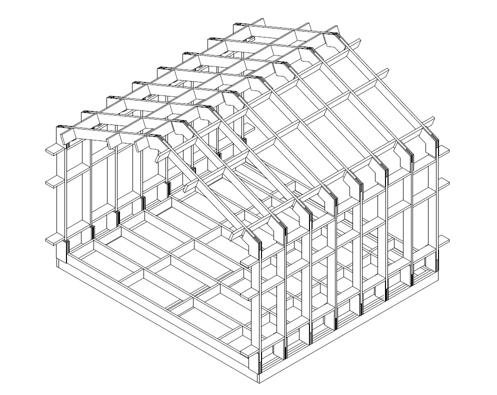 Реализуем со склада комплект для самостоятельной сборки каркаса