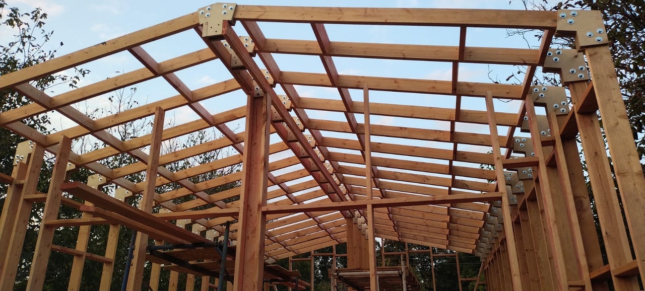 Дом на коннекторах