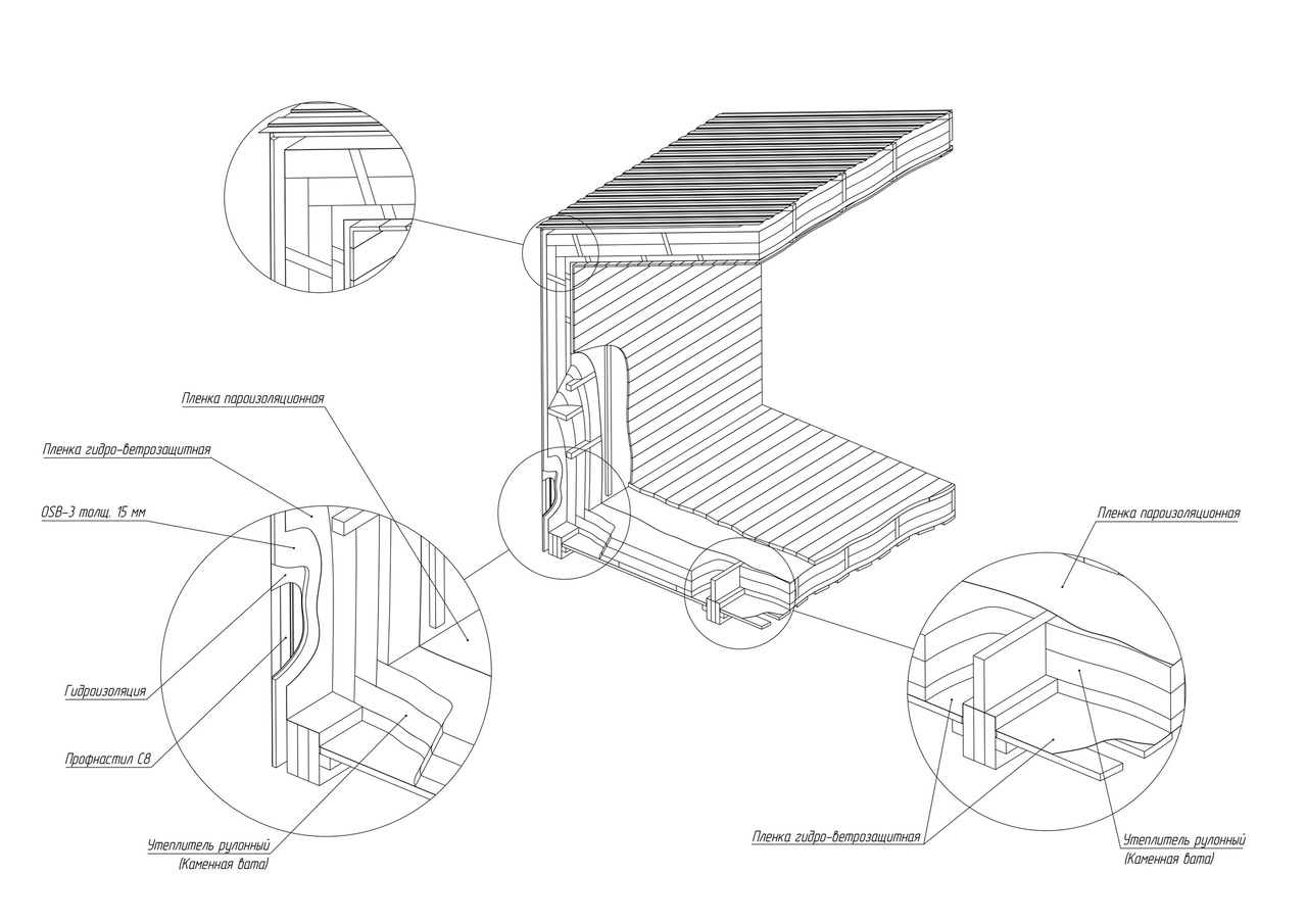 "Пирог" стен для FINHA S 40