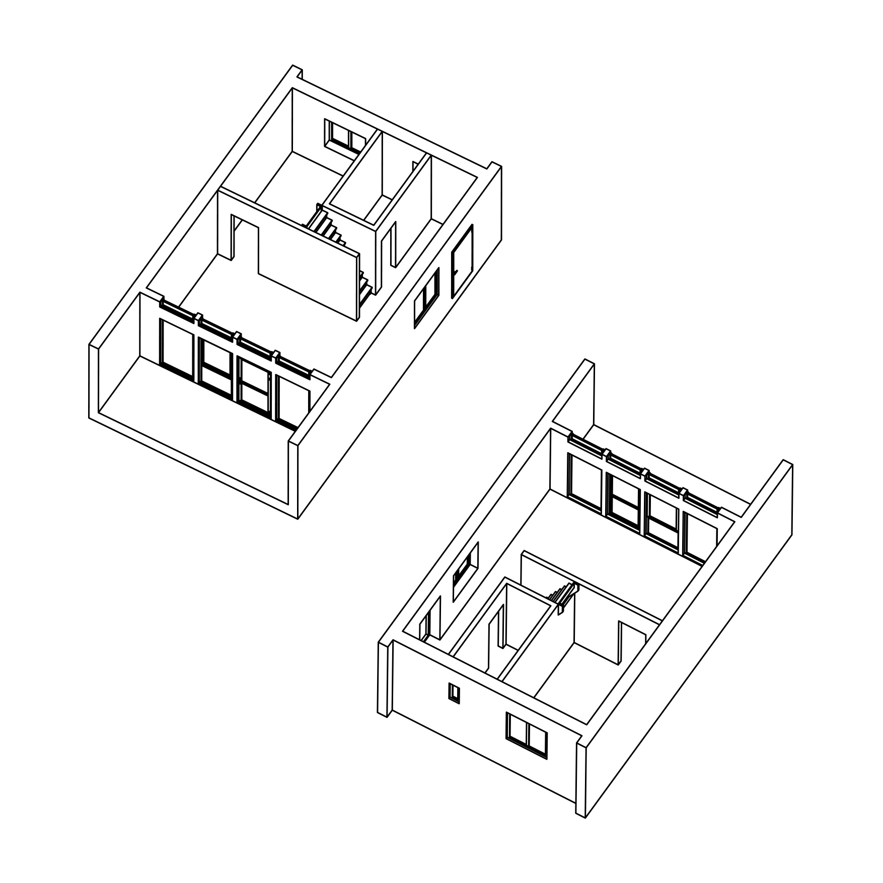 LOFT 60 м2 можно собрать из набора коннекторов FINHA V200