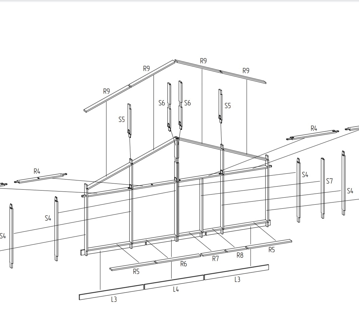 Торцевая стена B (big) серии FINHA